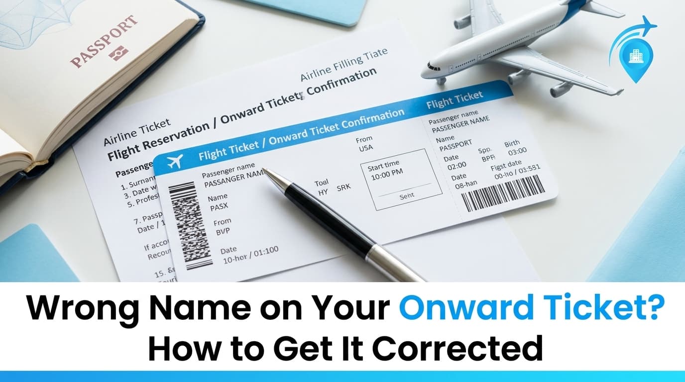 Wrong Name on Your Onward Ticket? How to Get It Corrected